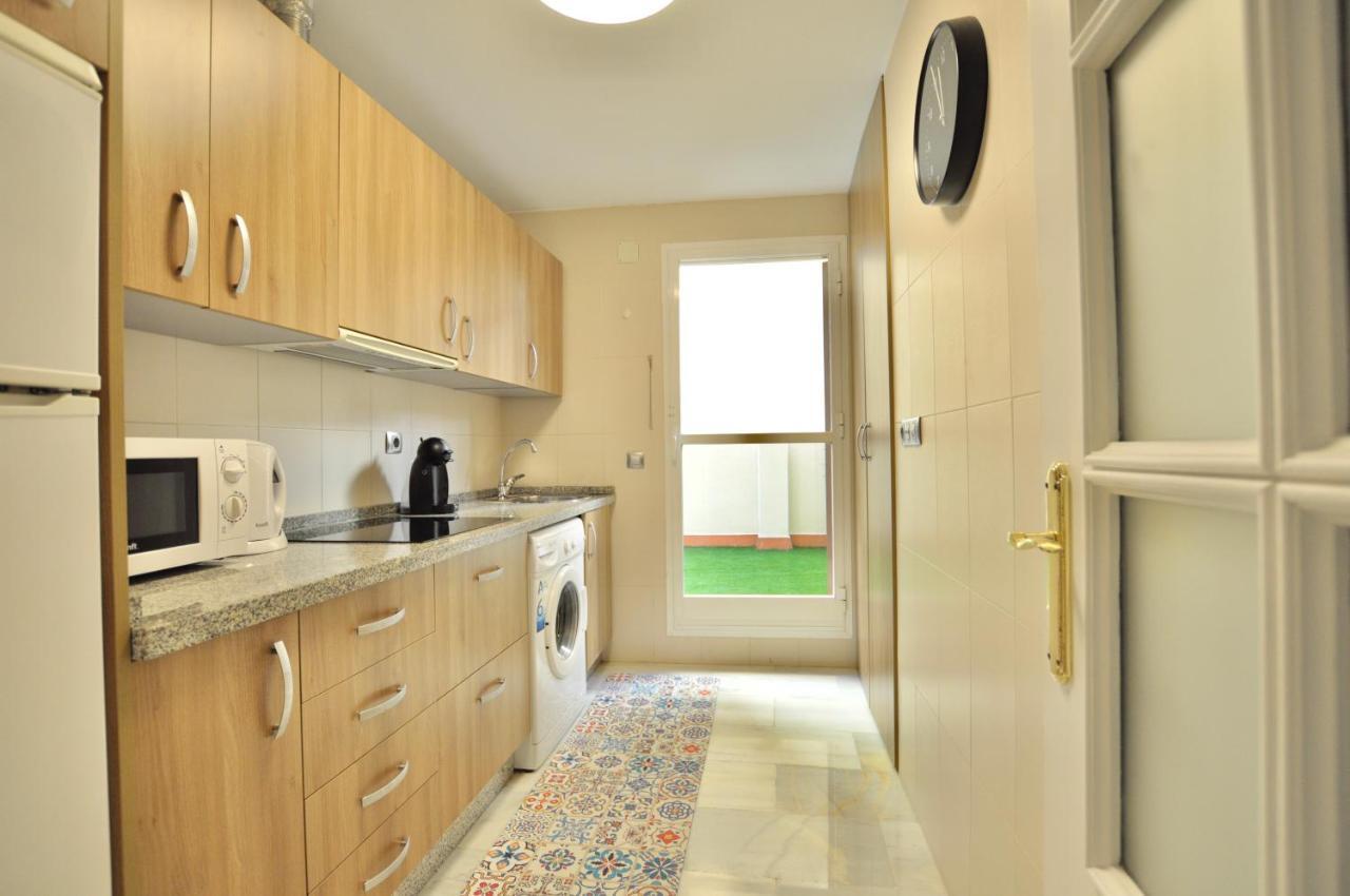 Luminoso Y Coqueto Apartamento Con Jardin Málaga Eksteriør billede