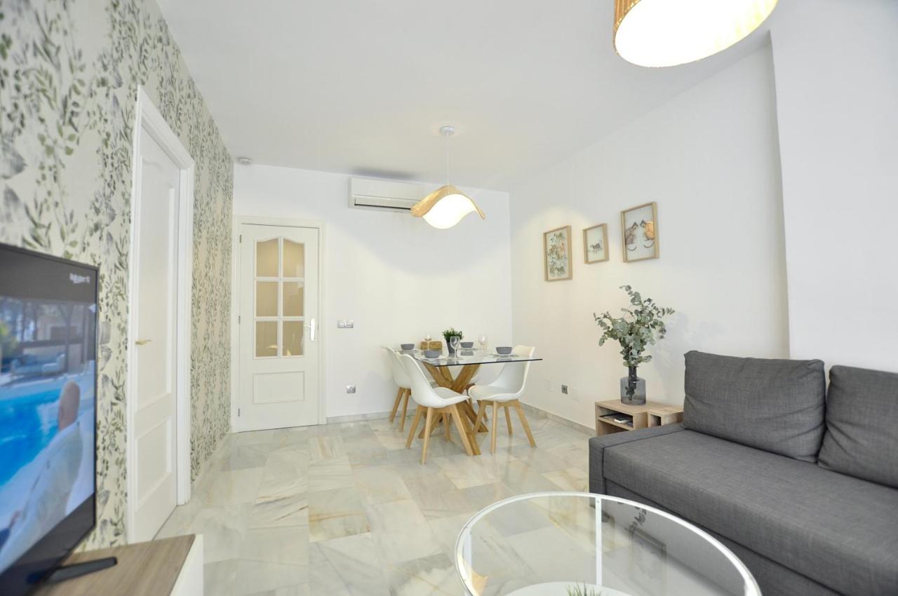 Luminoso Y Coqueto Apartamento Con Jardin Málaga Eksteriør billede