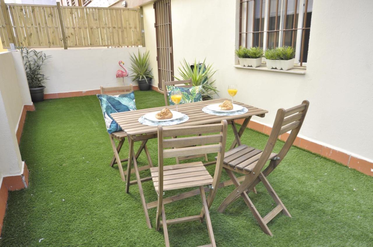 Luminoso Y Coqueto Apartamento Con Jardin Málaga Eksteriør billede